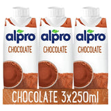 Alpro Soya Chocolate Long Life Drink   3 x 250ml - McGrocer