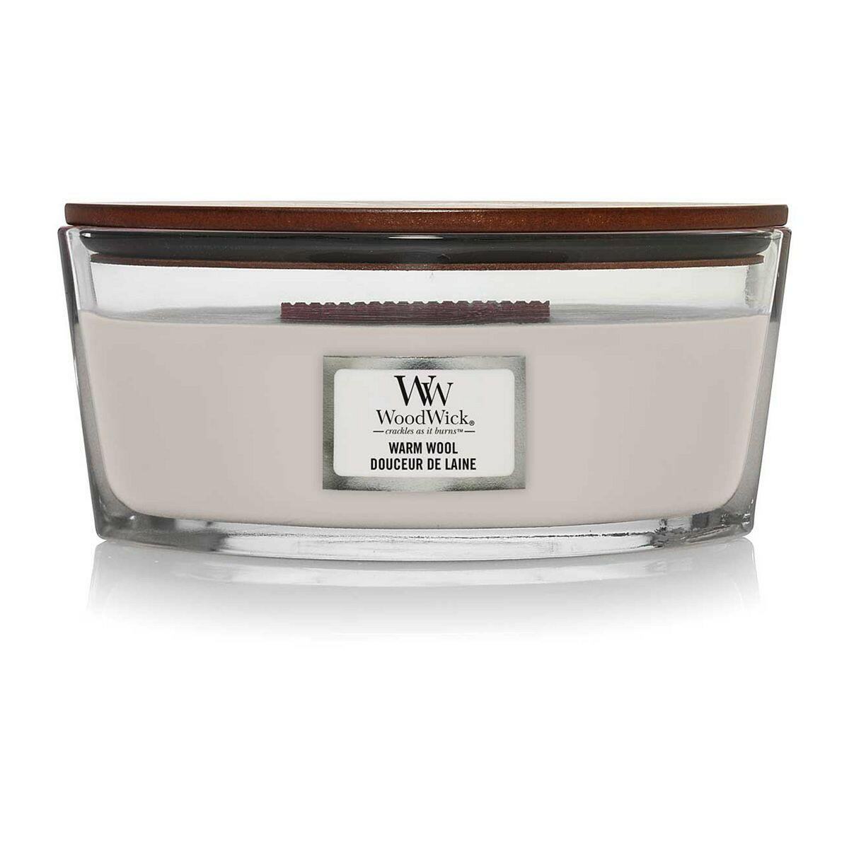 Woodwick Warm Wool Ellipse Candle 453g GOODS Boots