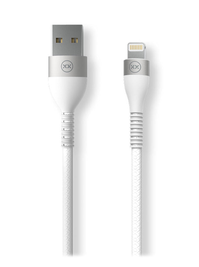 Mixx Ultra Durable Cable USB to Lightning Cable – White 1.2m - McGrocer