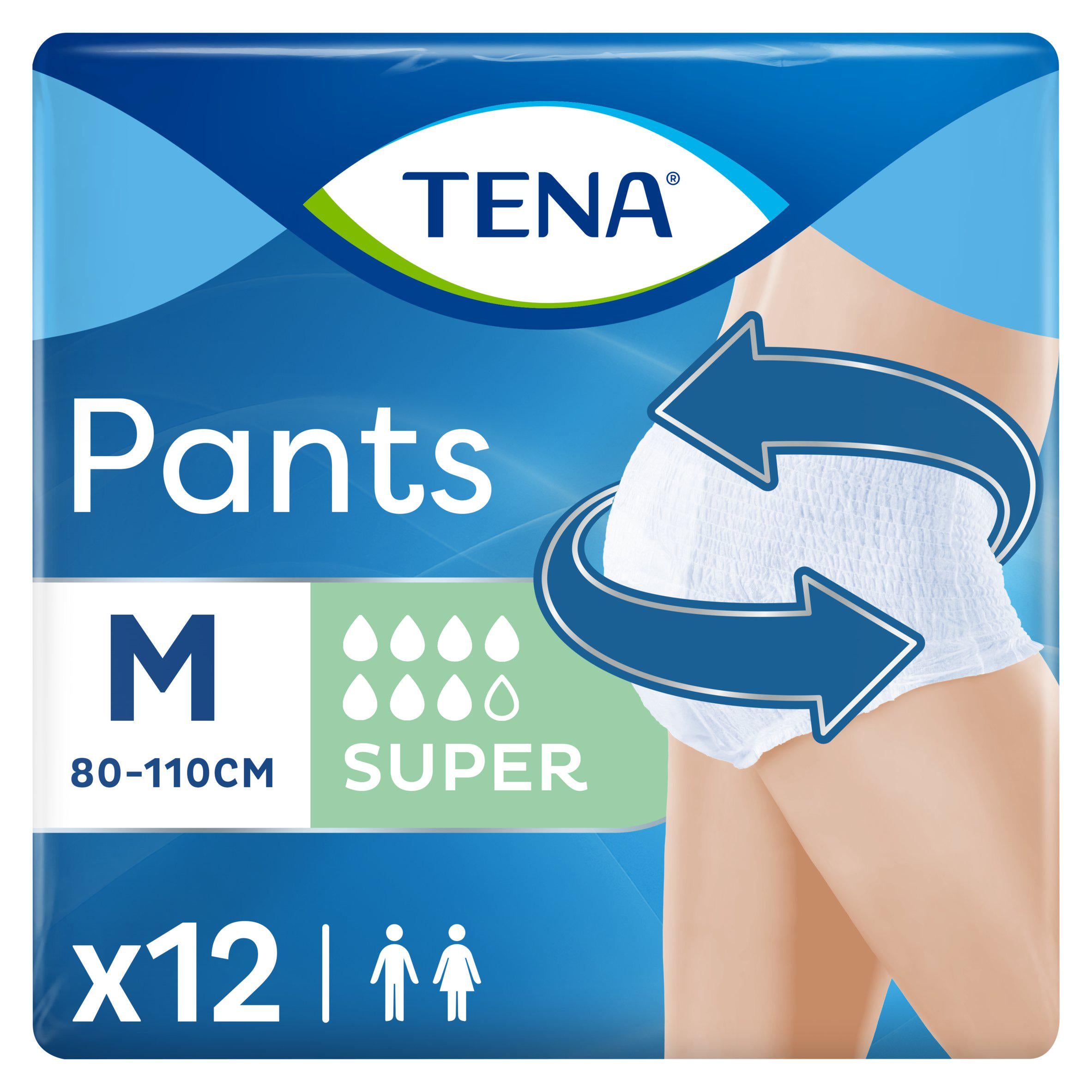 TENA Incontinence Pants Super Medium x12 bladder weakness Sainsburys