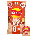 Walkers Baked Sea Salt Multipack Snacks Crisps 6 x 22g GOODS ASDA