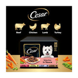 Cesar Deliciously Fresh Dog Food Pouches Mixed Selection in Sauce