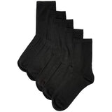 MS Womens Socks Sumptuously Soft Black Size 3-5