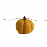 M&S Autumn Felt Pumpkin Garland, Orange