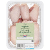 MS Organic Free Range Chicken Thighs Drumsticks