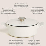 MS Cast Aluminium 3L Casserole Dish Ivory