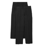MS Boys Slim Leg School Trousers 5-6 Years Black