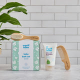 Green People Organic Babies Bath Set Lavender