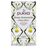 Pukka Organic Three Chamomile Tea x20 Home-Compostable Herbal Tea Bags