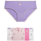 MS Girls Cotton with Stretch Ballerina Knickers 7-8 Years 7 Pack
