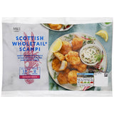 MS Breaded Wholetail Scampi Frozen