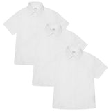 MS Boys Easy Iron School Shirts 7-8 Years White