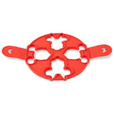 Ridged Glass Hurricane Candle Holder