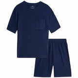 MS Waffle Shorts 6-7 Years Indigo