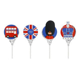MS Union Jack Foiled Chocolate Lolly