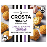 Crosta Mollica Garlic Chive Pizzelle Dough Bites