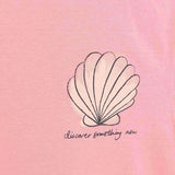 MS Girls Pure Cotton Shell Slogan T-Shirt 6-7 Years Pink