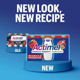 Actimel Triple Action Blueberry Blackberry Yoghurt Drink 8x100g