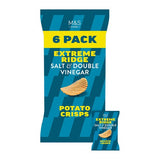 MS Salt Double Vinegar Extreme Ridge Cut Crisps Multipack