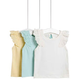 MS Frill Sleeve Tops 3-6 Months Multi