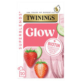 Twinings Superblends Glow with Strawberry Cucumber Green Tea