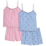 MS Fruit Stripe Woven Cami Pyjamas 8-9 Years Multi