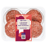 Ocado 4 Quarter Pounder Beef Burgers