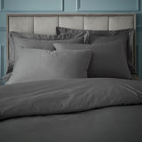 Bianca 180TC Egyptian Cotton Double Duvet Set Charcoal