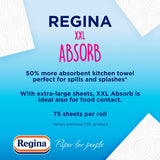 Regina Absorb Kitchen Roll 100 Supersized Sheets 1 Roll