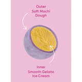 Little Moons Lychee Raspberry Mochi Ice Cream
