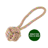 Beco Pets Hemp Ball on Hoop Dog Toy Large