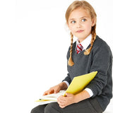 MS Unisex Pure Cotton Jumper 9-10 Years Grey