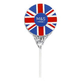 MS Union Jack Foiled Chocolate Lolly
