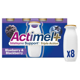 Actimel Triple Action Blueberry Blackberry Yoghurt Drink 8x100g