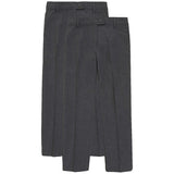 MS Girls 2Pk Slim Leg Adj Hem Trs 3-4 Y