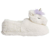 MS Kids Unicorn Slippers Size 6 Cream