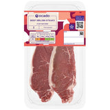 Ocado 2 Beef Sirloin Steaks