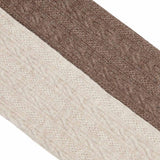 MS Girls Cotton Rich Cable Knit Tights 2 Pack 6-7 Years Neutral