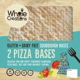Wholecreations Gluten Free Stonebaked Pizza Bases x 2