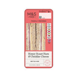 MS Honey Roast Ham Cheddar Cheese Ready Made Sandwich