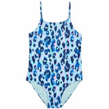 MS Girls Animal Swimming Costume 8-9 Years Blue