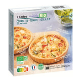 Picard 2 Organic Courgette Tomato Tarts with Feta