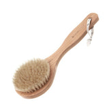 Hydrea London Classic Short Handle Body Brush with Natural Bristle