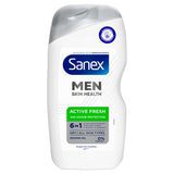 Sanex Men Skin Health Active Fresh 6 in 1 Body Wash Shower Gel