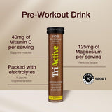 TriActive Pre-Workout Electrolyte Benefits Effervescent Ginger Lemongrass