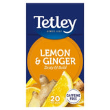 Tetley Herbal Zingy Lemon Ginger Tea Bags