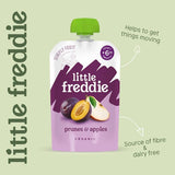Little Freddie Organic Prunes Apples Baby Food Pouch 6 M