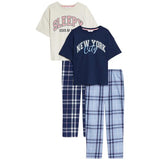 MS Sleepy Check Pyjamas 7-8 Years