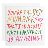 M&S Best Mum Ever Birthday Card