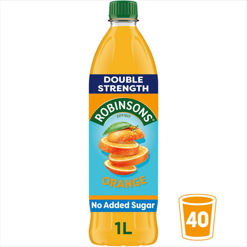 Robinsons Double Strength Orange No Added Sugar Fruit Squash GOODS ASDA